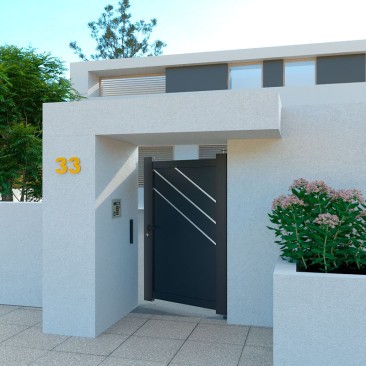 Portillon Compas Aluminium Sur Mesure