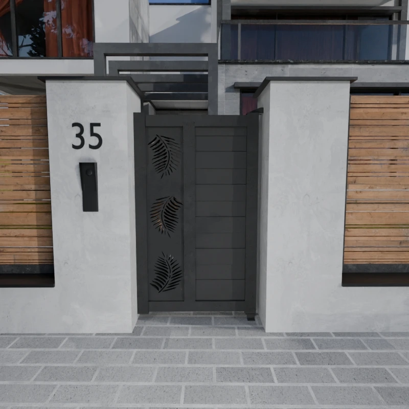 Portillon Quartz Aluminium Standard Gris
