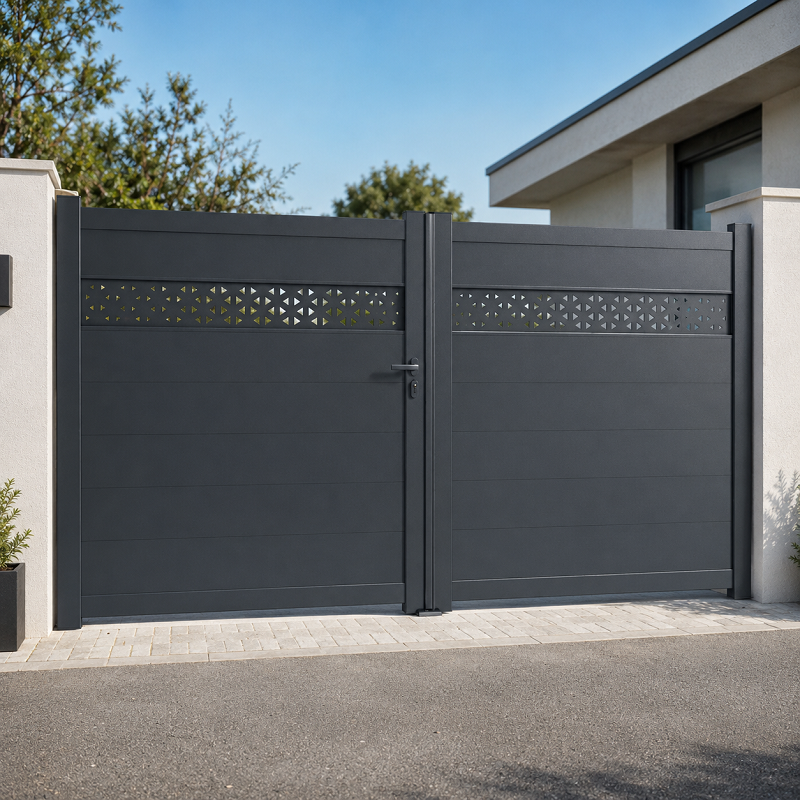 Portail Titan aluminium Battant Standard