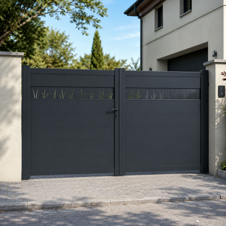 Portail Rh├®a aluminium Battant Standard