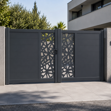 Portail Deimos aluminium Battant Sur Mesure