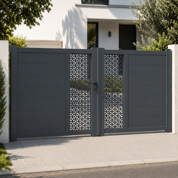 Portail Titania aluminium Battant Sur Mesure