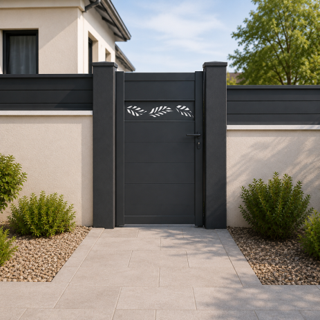 Portillon Mimas aluminium Sur Mesure