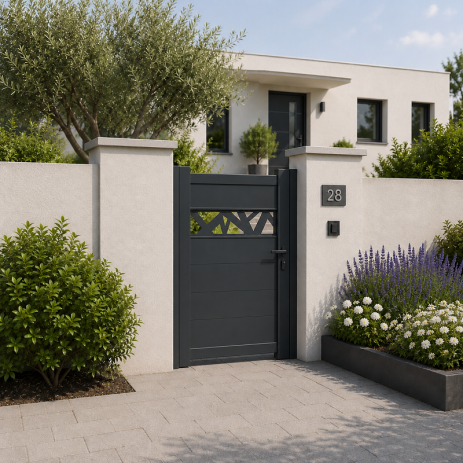 Portillon Phobos aluminium Sur Mesure