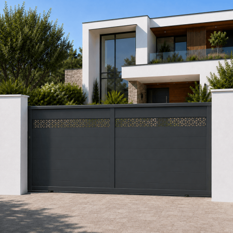 Portail Oberon aluminium Coulissant Sur Mesure