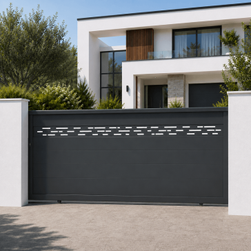 Portail Uranus aluminium Coulissant Sur Mesure