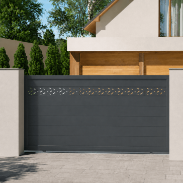 Portail Mercure aluminium Coulissant Sur Mesure