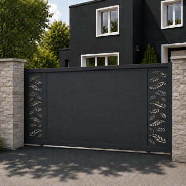 Portail Neptune aluminium Coulissant Sur Mesure