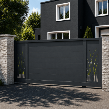 Portail Saturne aluminium Coulissant Standard