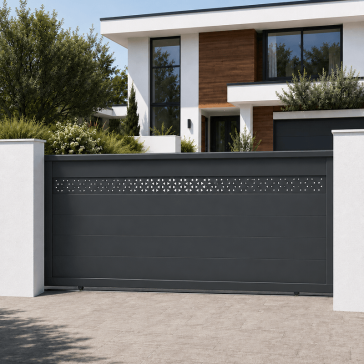 Portail Mercure aluminium Coulissant Standard