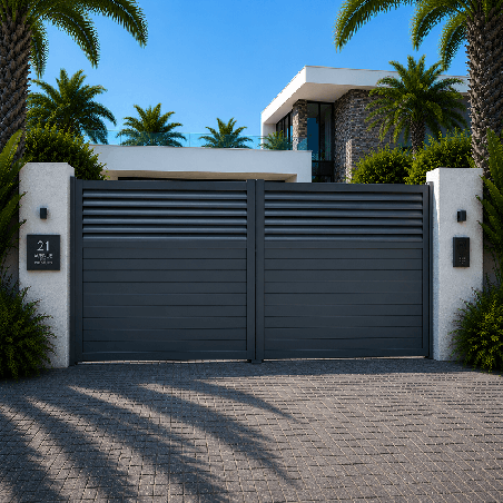 Portail Capricorne Battant Sur Mesure