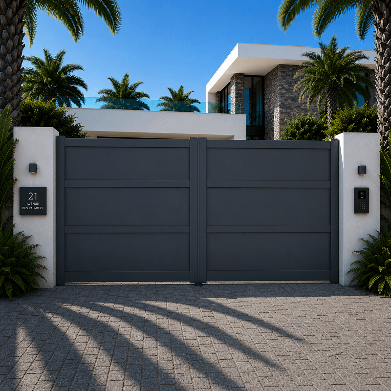 Portail Lyre Battant Sur Mesure
