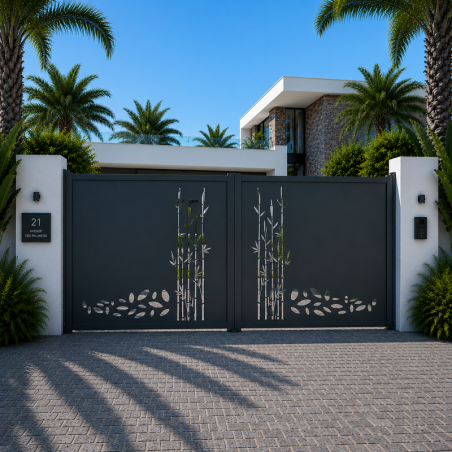 Portail Burin Battant Sur Mesure