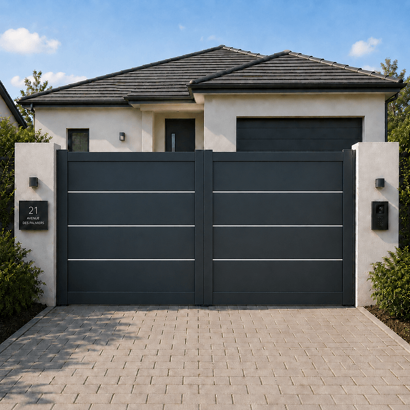 Portail Couronne Australe Battant Sur Mesure