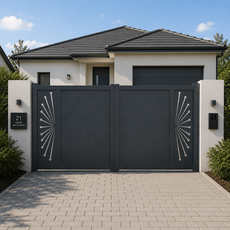 Portail Colombe INVERSÉ Battant Sur Mesure