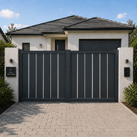 Portail Couronne Boréale Battant Sur Mesure