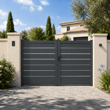 Portail Encelade à Battant Sur Mesure