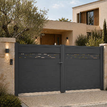 Portail Uranus aluminium Battant Standard
