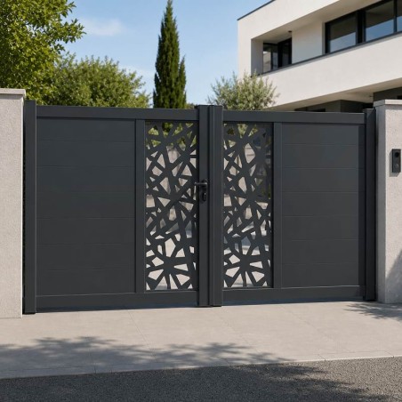 Portail Deimos aluminium Battant Sur Mesure