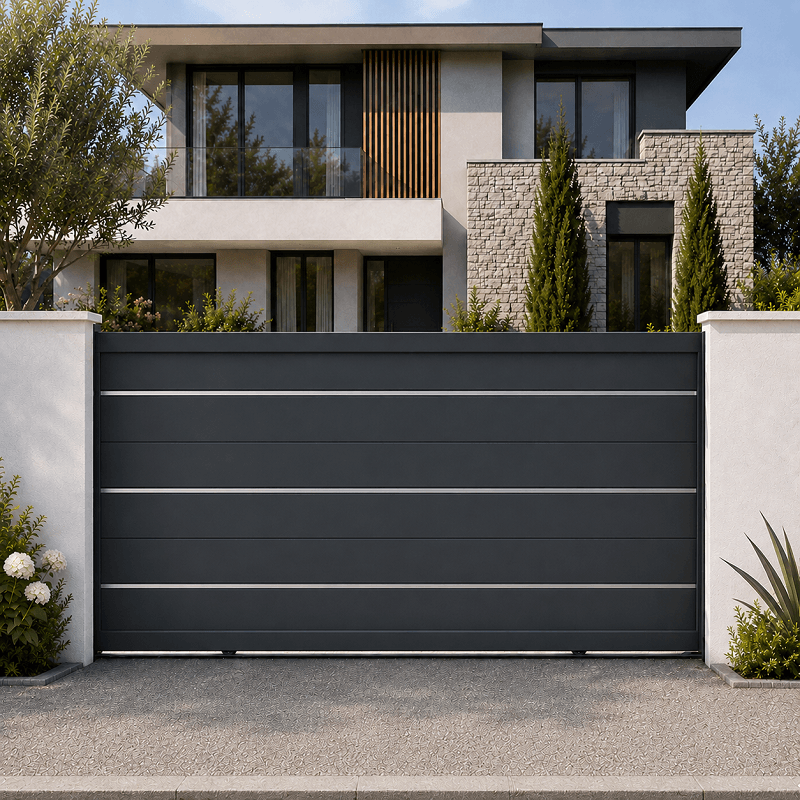 Portail Taureau Coulissant Sur Mesure