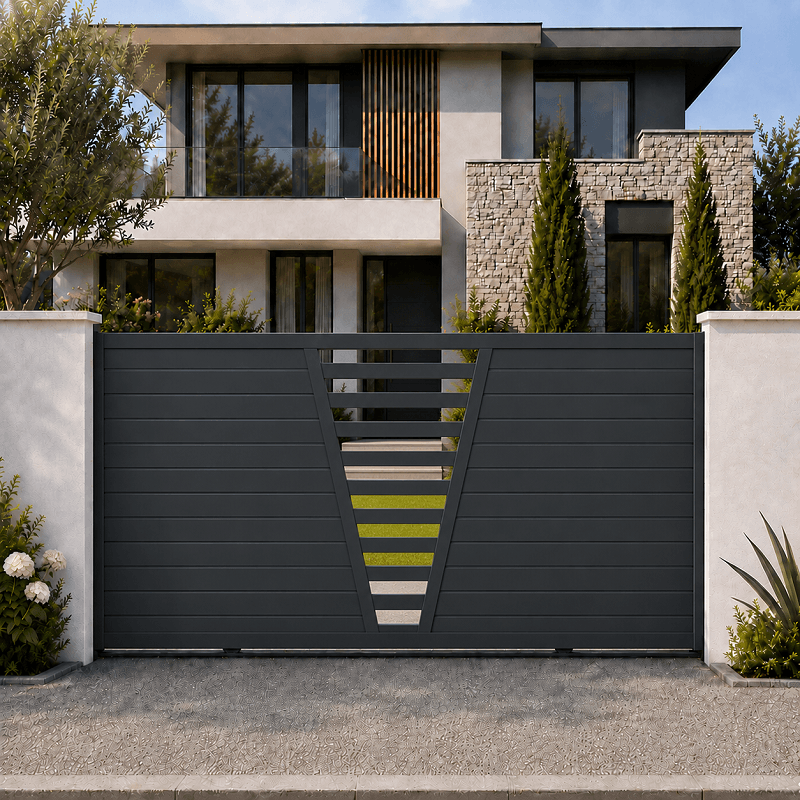 Portail Cygne Coulissant Sur Mesure