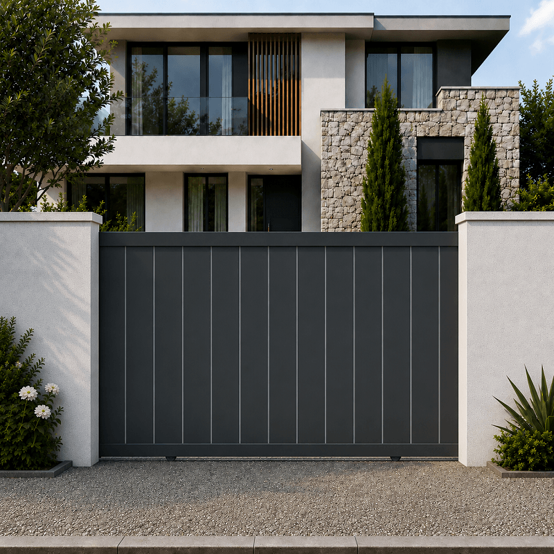 Portail Licorne Coulissant Sur Mesure