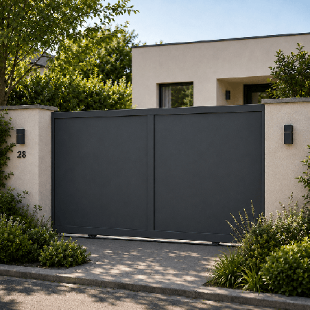 Portail Hercule Aluminium Coulissant Sur Mesure
