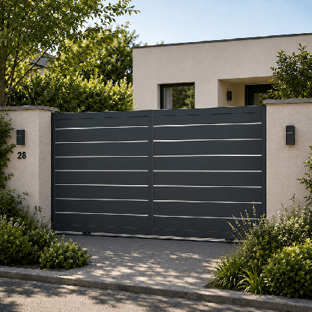 Portail Petite Ourse Aluminium Coulissant Sur Mesure