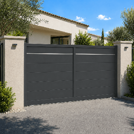 Portail Europe Aluminium Coulissant Standard