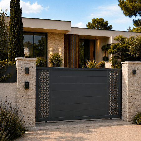 Portail Titania aluminium Coulissant Standard