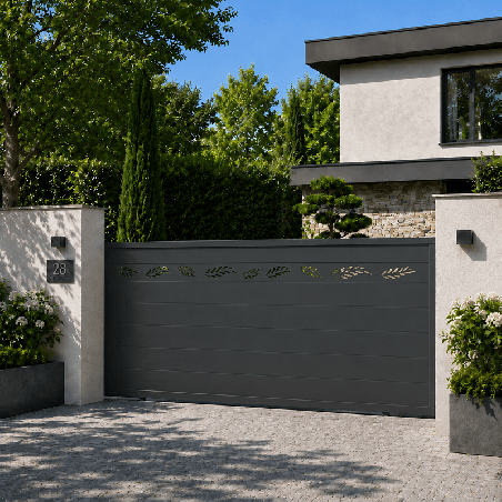 Portail Mimas aluminium Coulissant Sur Mesure