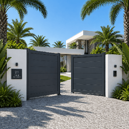 Portail Loup Battant Sur Mesure