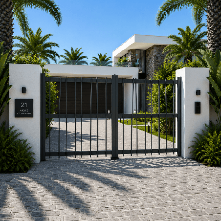 Portail Vierge Battant Sur Mesure