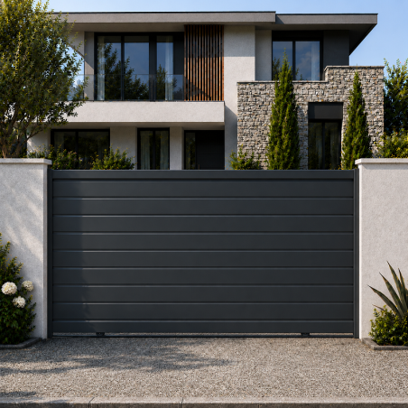 Portail persienné Hydre Coulissant Sur Mesure