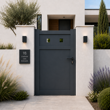 Portillon Flèche Aluminium Sur Mesure