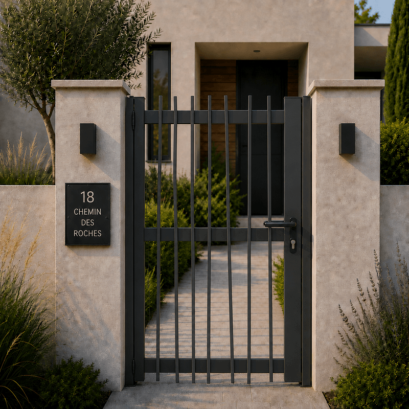Portillon Vierge Aluminium Sur Mesure