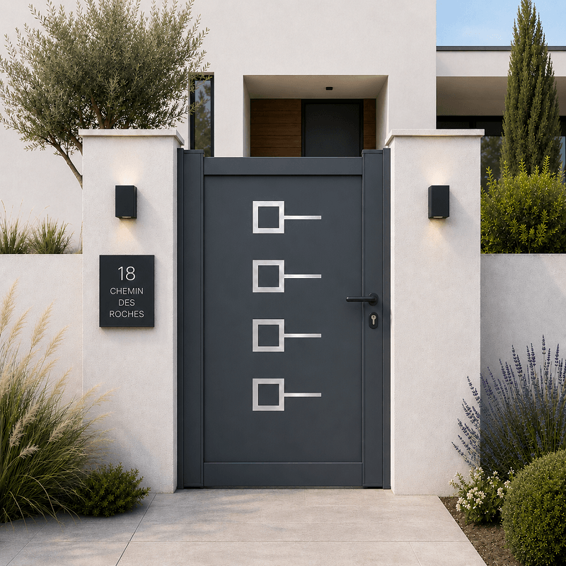 Portillon Serpent Aluminium Sur Mesure