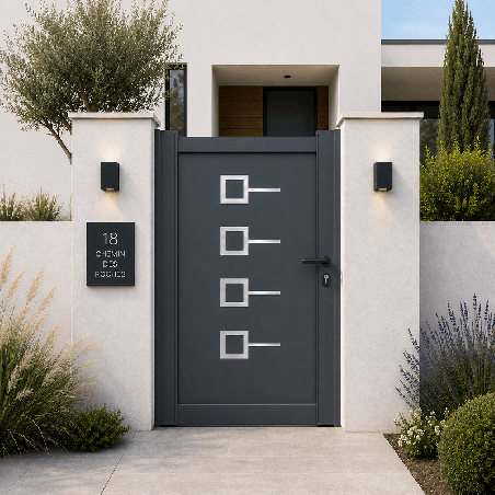 Portillon Serpent Aluminium Sur Mesure