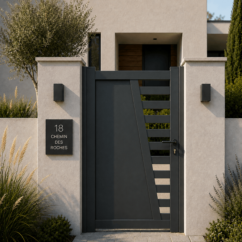 Portillon Pyxide Aluminium Sur Mesure