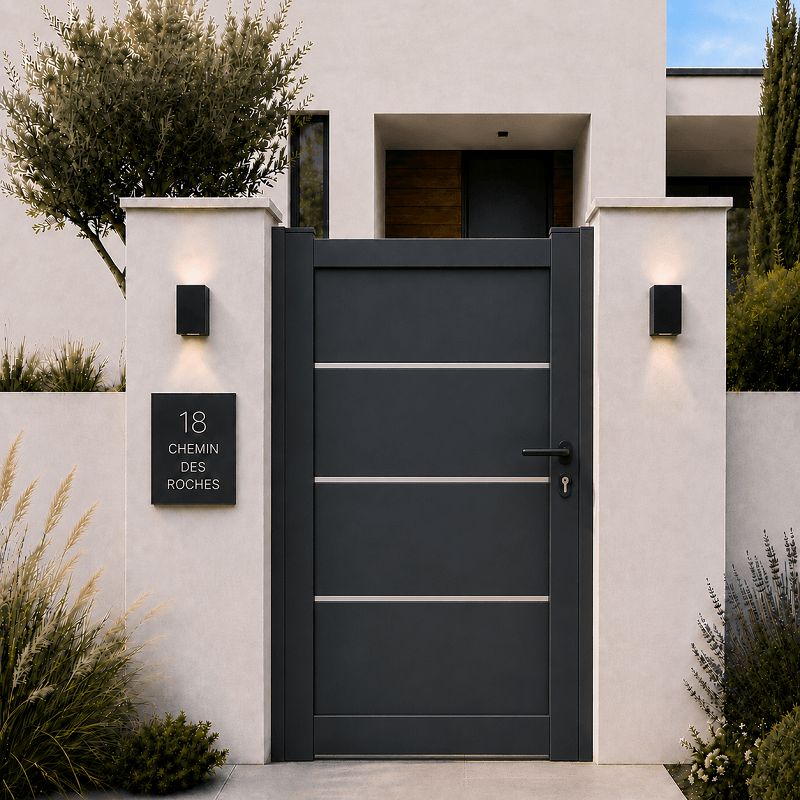 Portillon Couronne Australe Aluminium Sur Mesure