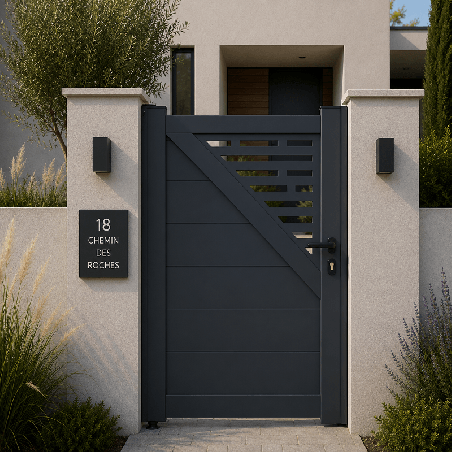 Portillon Chien Aluminium Sur Mesure
