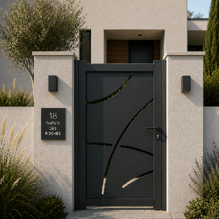 Portillon Burin Aluminium Sur Mesure