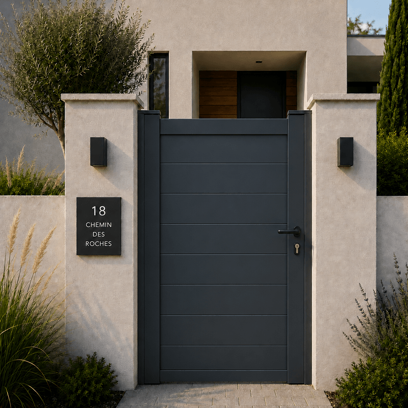 Portillon Loup Aluminium Sur Mesure