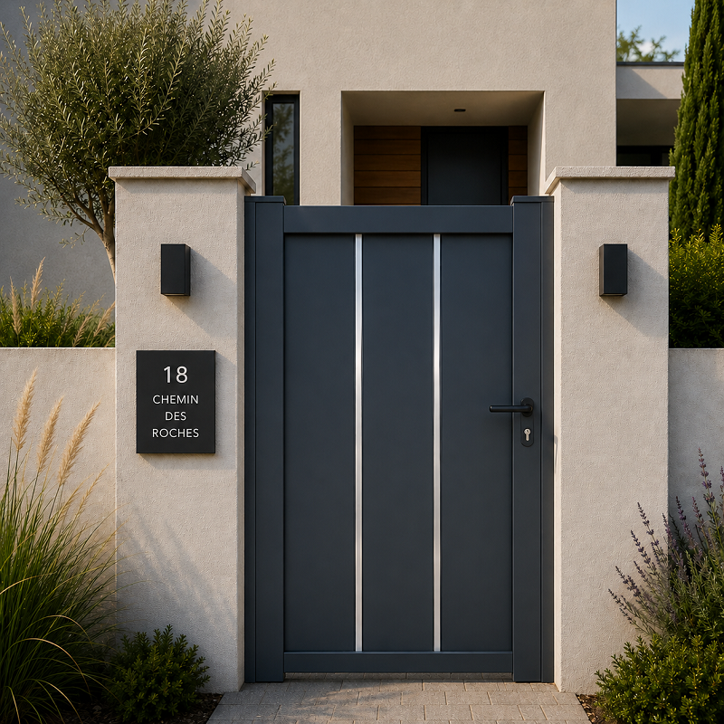 Portillon Licorne Aluminium Sur Mesure