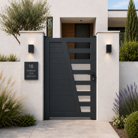 Portillon Cygne Aluminium Sur Mesure