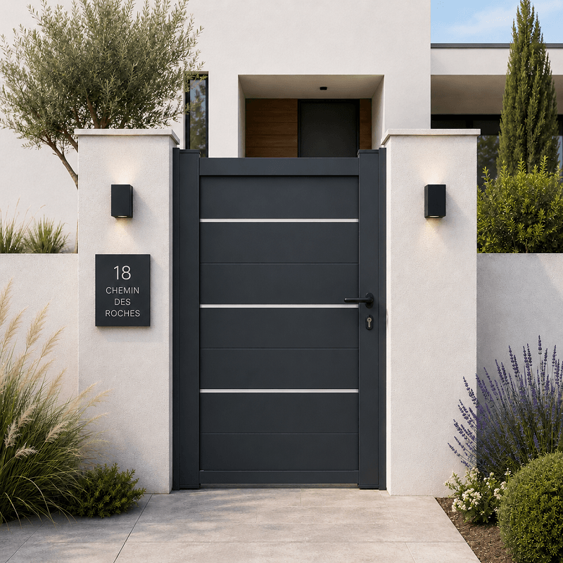 Portillon Taureau Aluminium Sur Mesure