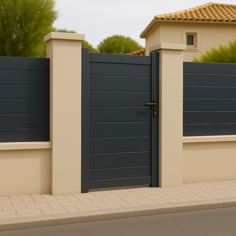 Sur mesure -  Portillon Callisto Aluminium Sur Mesure