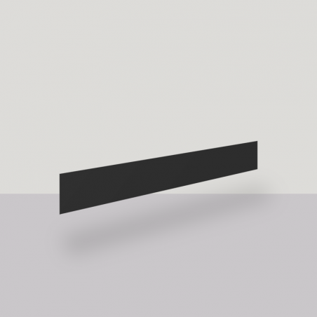 Soubassement en Aluminium 250 mm ou 500 mm pour Grillage Rigide