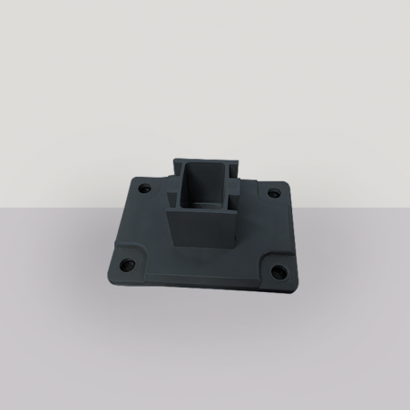Platine au Sol pour Montant de 80 x 43 mm