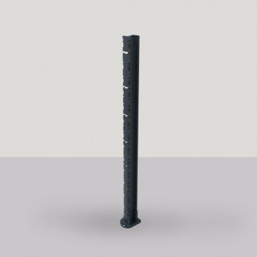 Poteau à Encoches RHINO PRO pour Grillage Rigide Soudé 66x50 mm